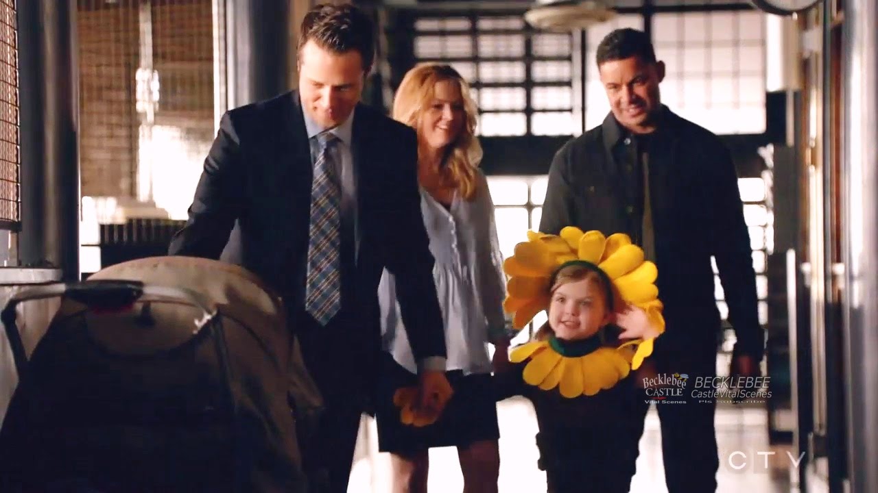 Castle 8x20 Ryan Jenny and Sarah Grace “Much Ado About Murder”
