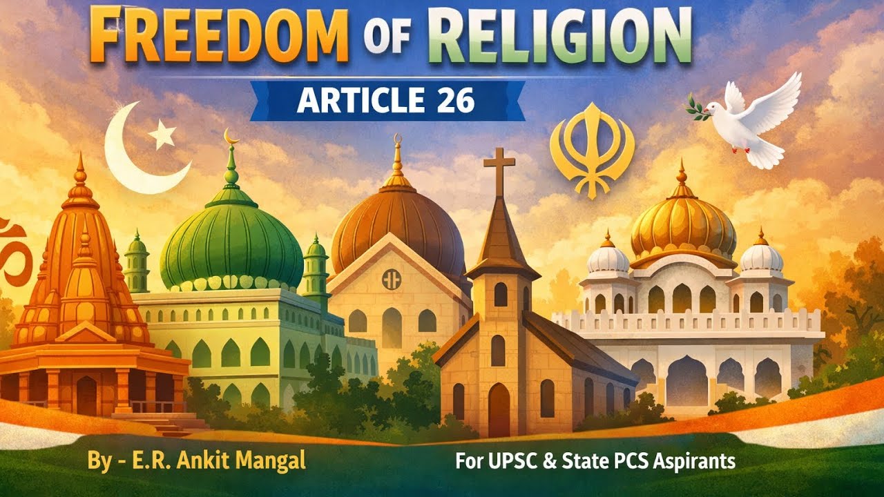 Article 26 – Freedom to Manage Religious Affairs | Fundamental Rights | Indian Polity