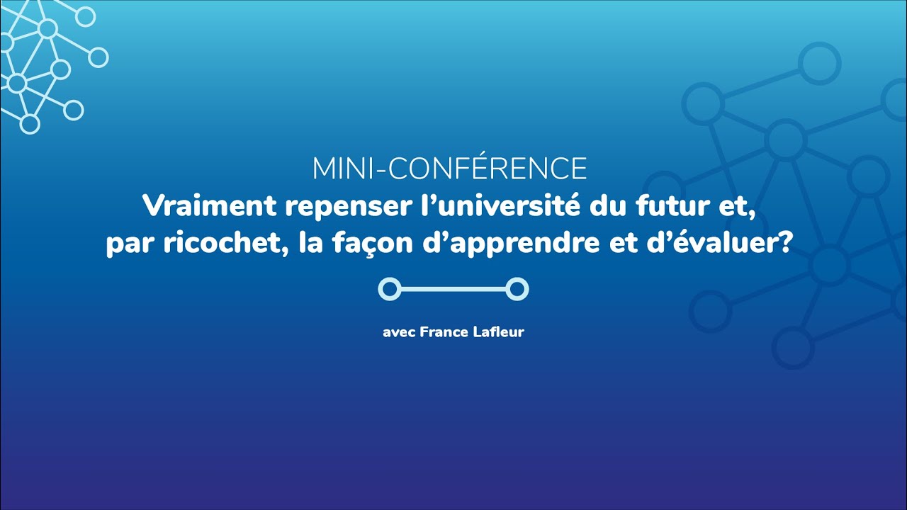 Vraiment repenser l’université du futur et, par ricochet, la façon d’apprendre et d’évaluer?