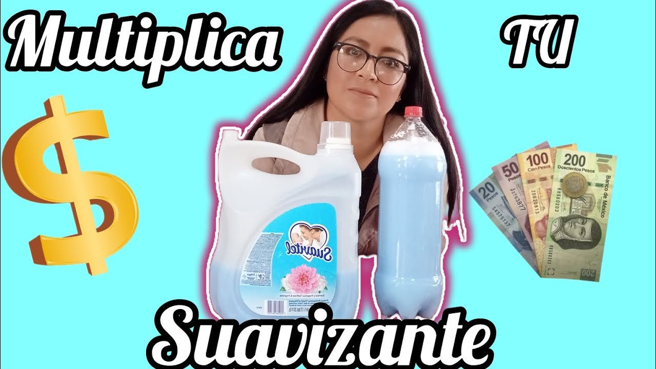 MULTIPLICA TU SUAVIZANTE DE ROPA💰👗 fácil y económico 💯#tips #ahorros #limpieza
