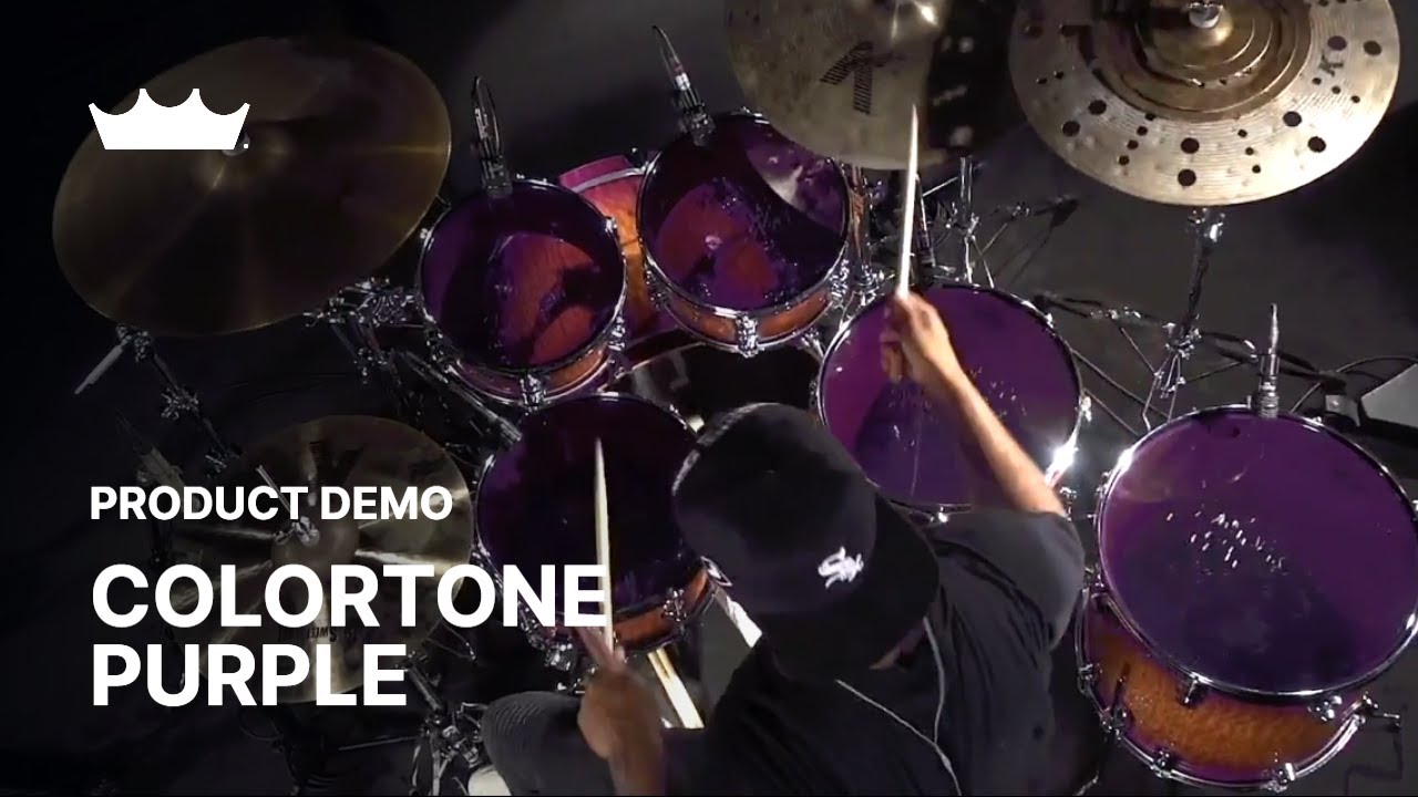 Colortone Purple Drumhead | Remo