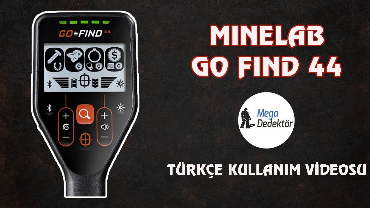 Minelab Go Find 44 Dedektör Türkçe Kullanımı - Mega Dedektör