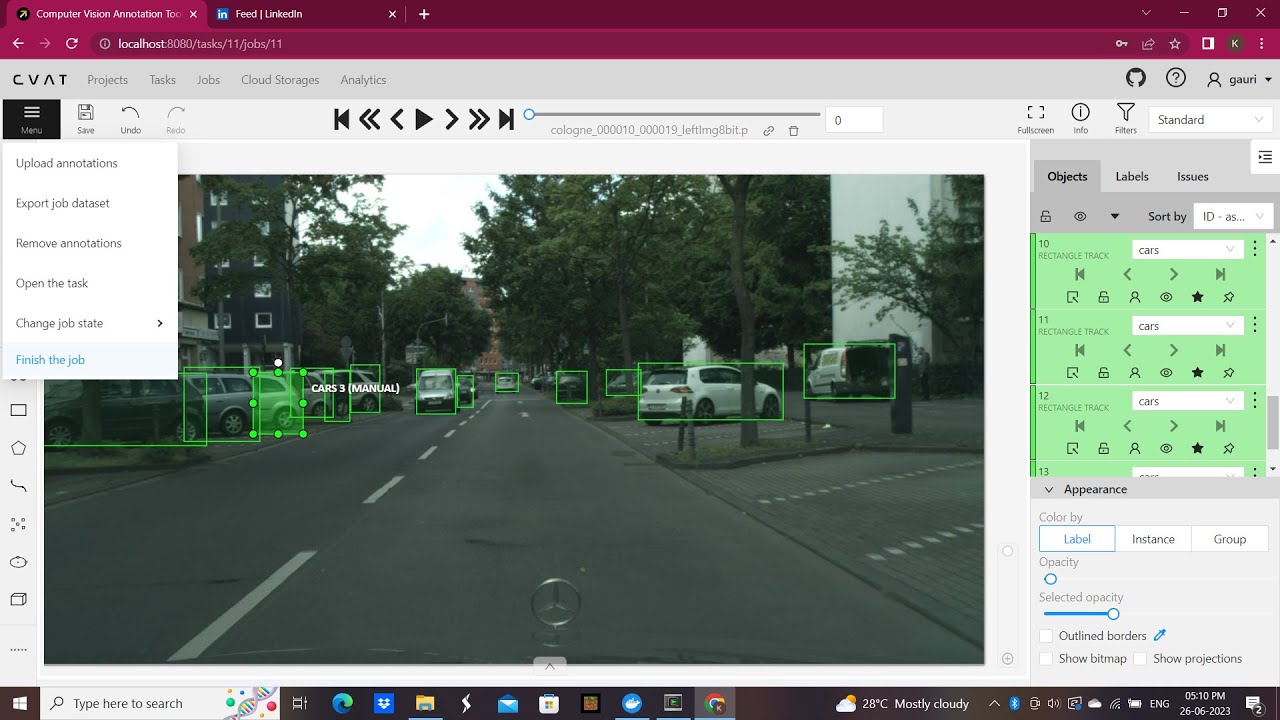 Image Annotation using CVAT