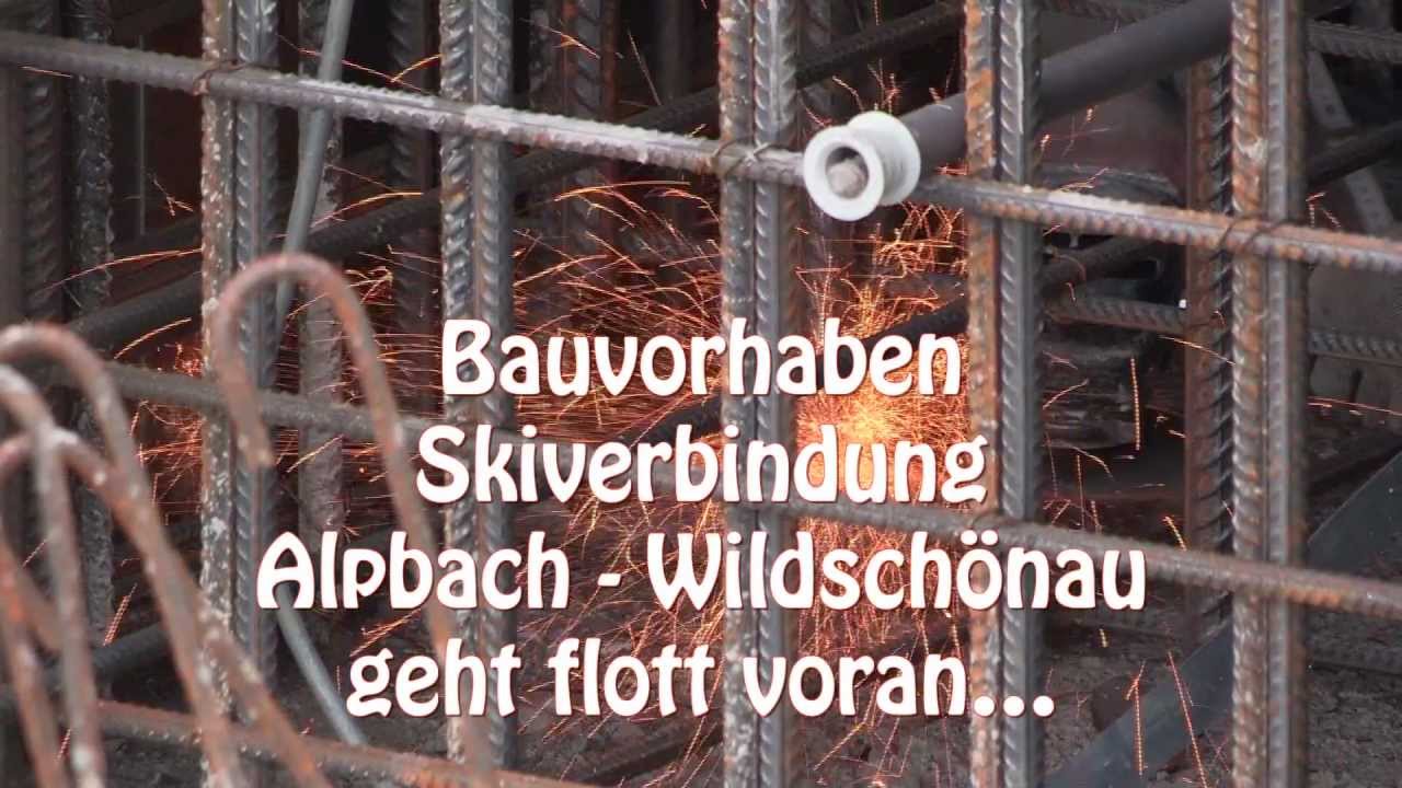 Bauarbeiten Bergbahn Alpbach-.Wildschönau