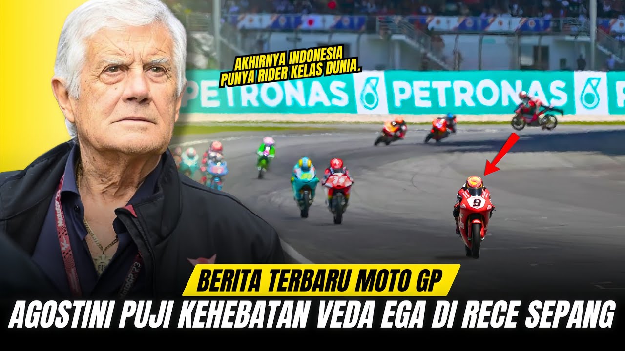 PADDOCK MOTO3 GEMPAR ‼️GIACOMO AGOSTINI TAKJUB LAIHAT SKIL VEDA EGA! 'DIA CALON JUARA DUNIA MOTOGP'!