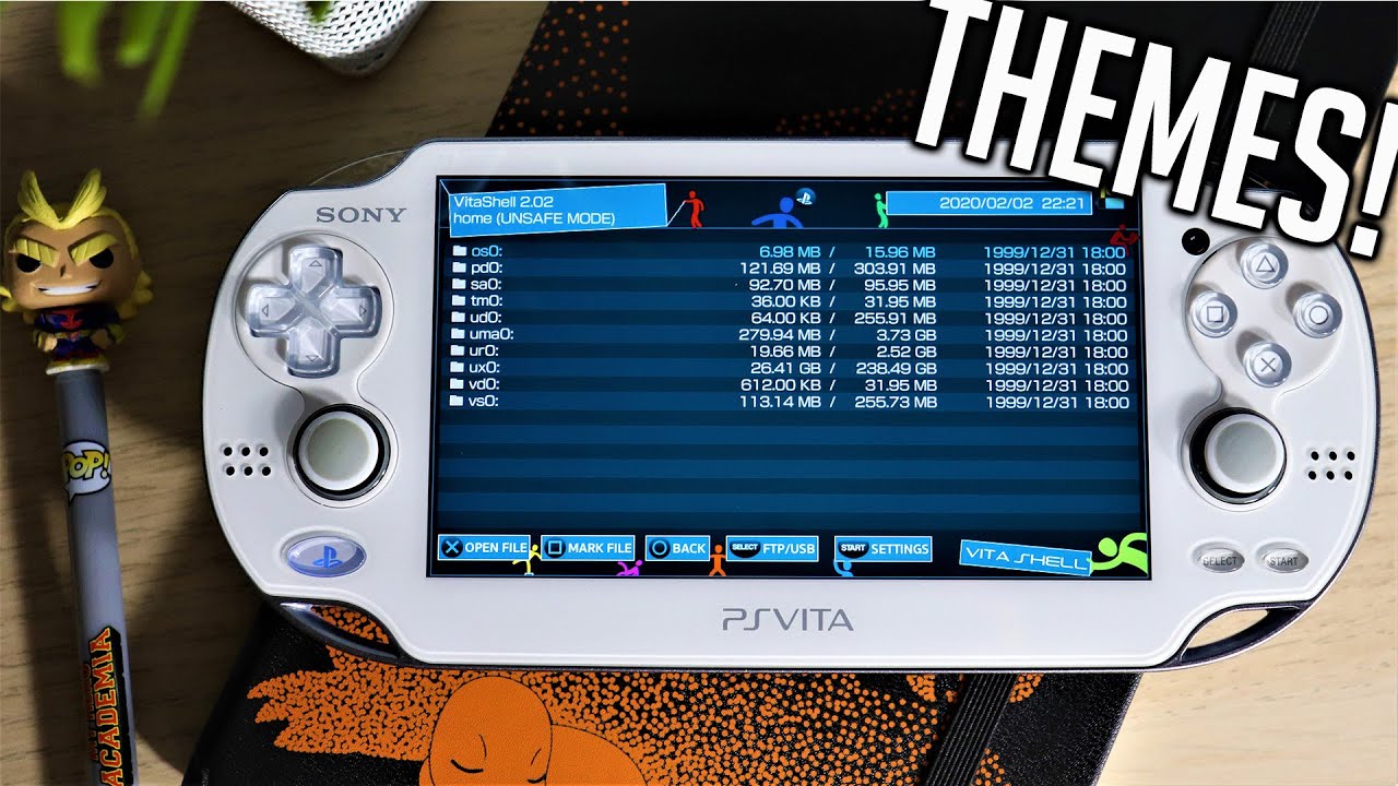 PS Vita Hacks: How To Install Vita Shell Custom Themes | Tutorial 2020 Edition