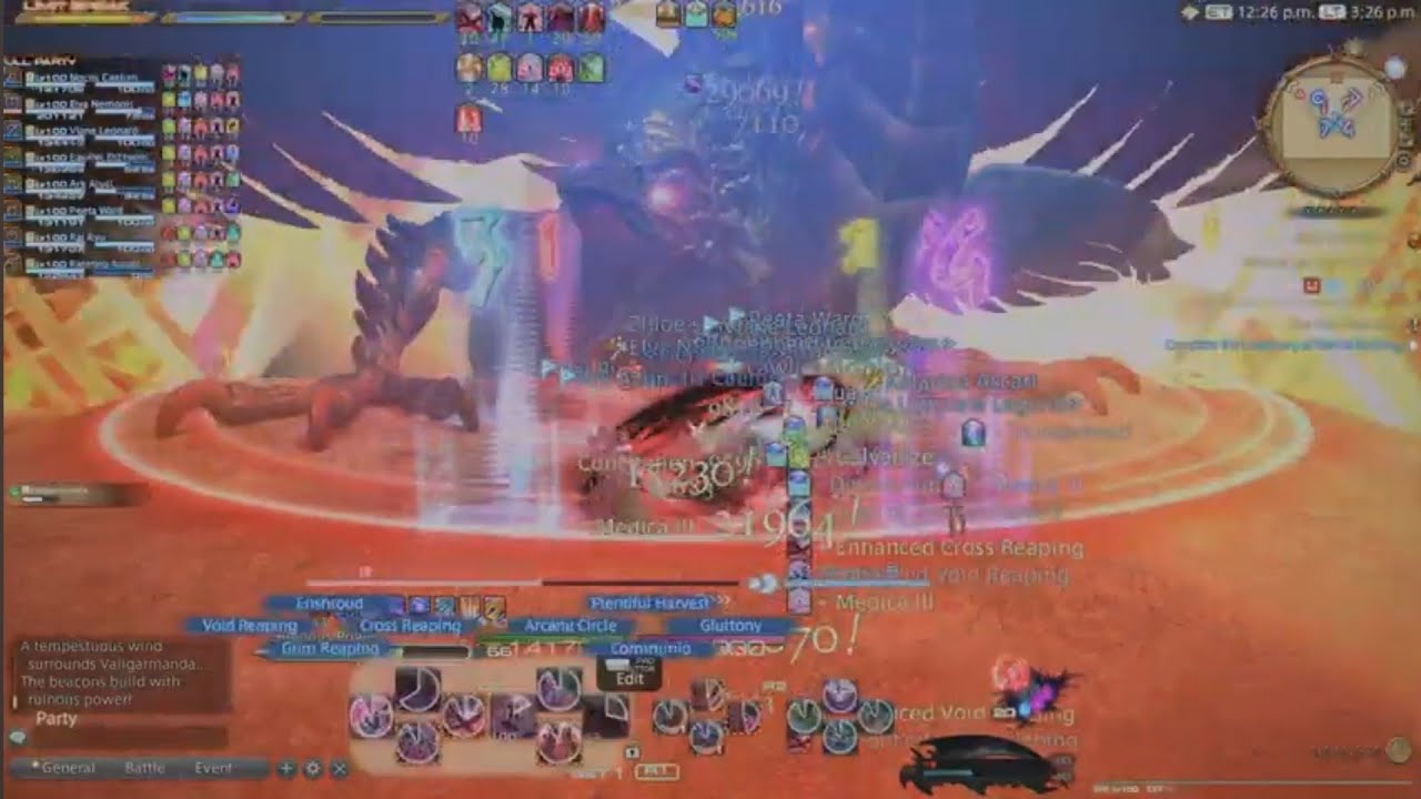 FFXIV Valigarmanda Extreme Clear (Reaper POV)