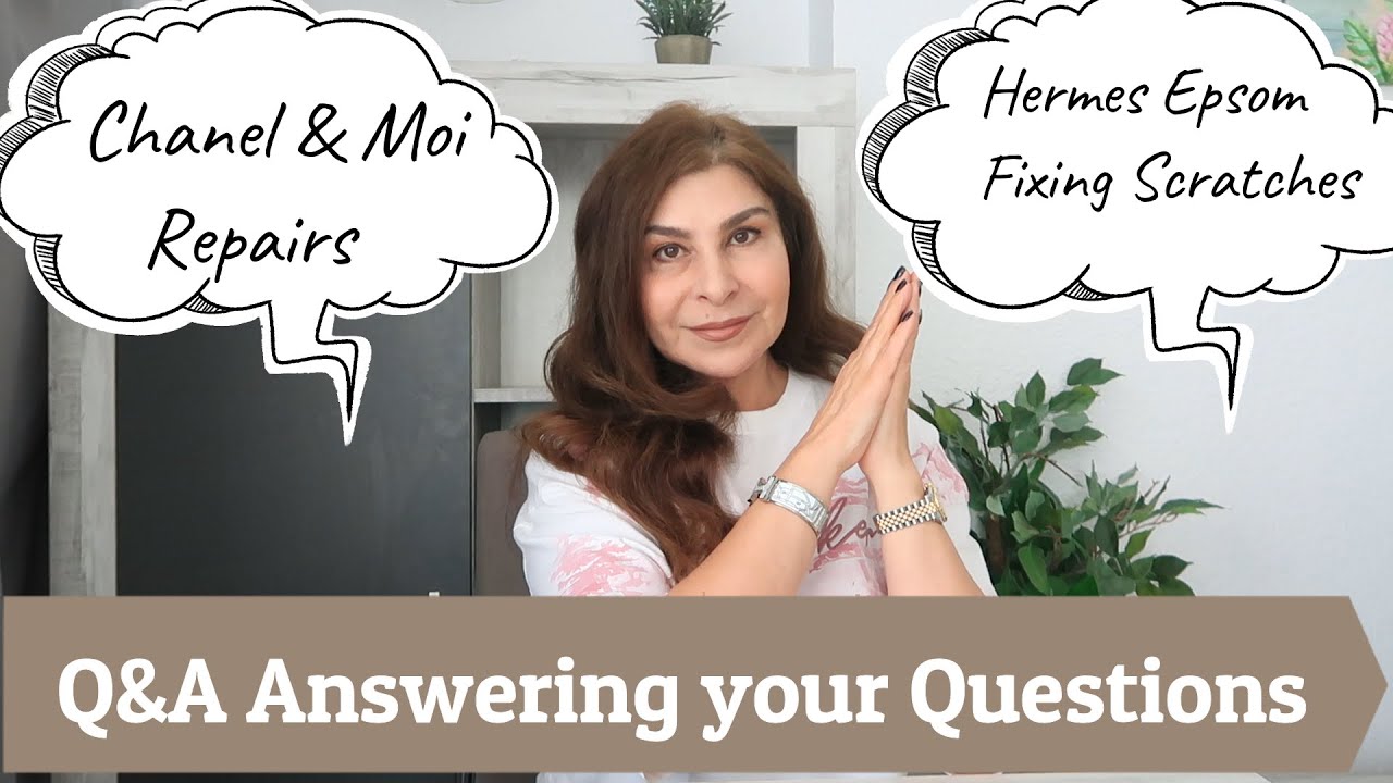 Q&A Hermes Epsom Leather Issue & Fixing Scratches | Chanel & Moi Repairs |  Hermes Journey | OxanaLV