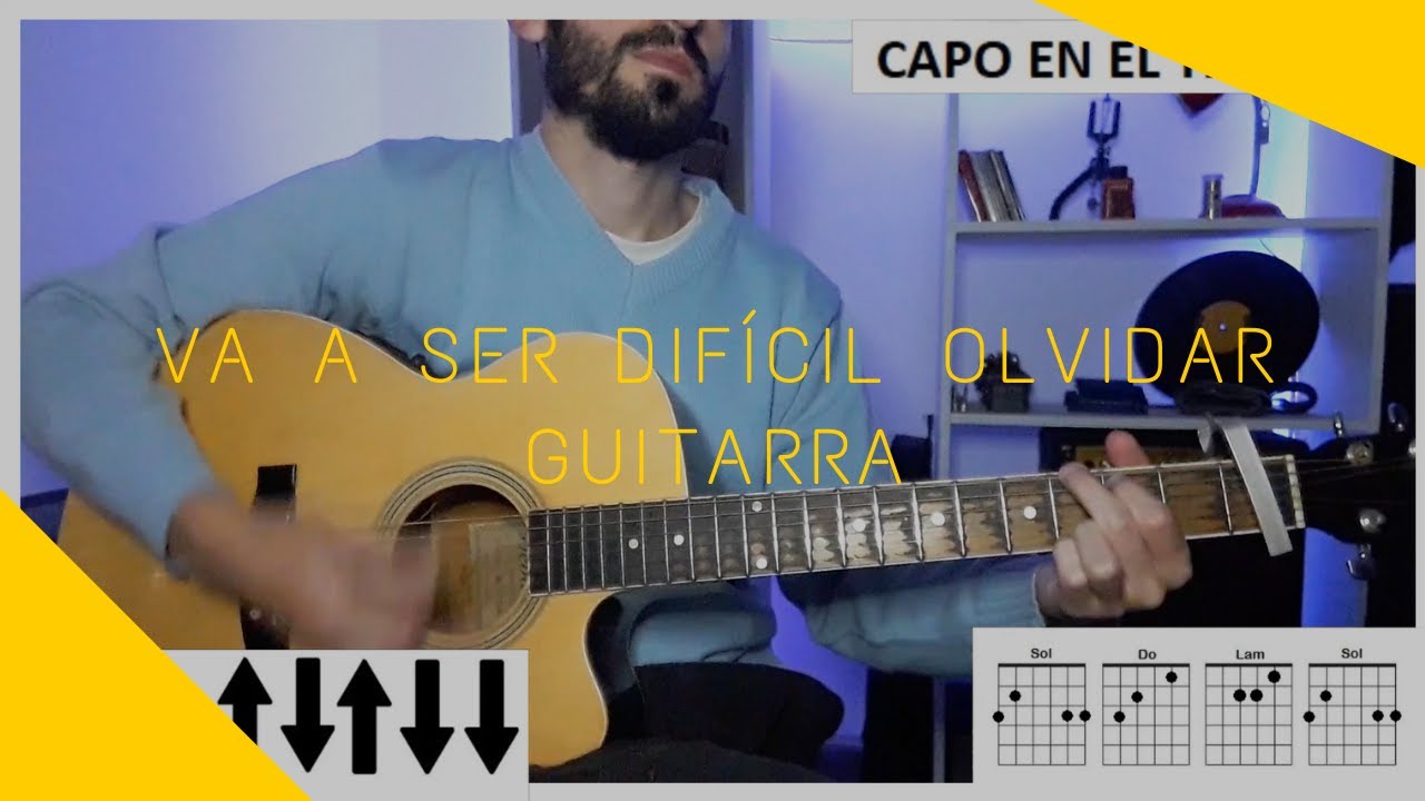GUITARRA | Va a ser difícil olvidar - Airbag (Guitarra cover/tutorial) Martin Lopez