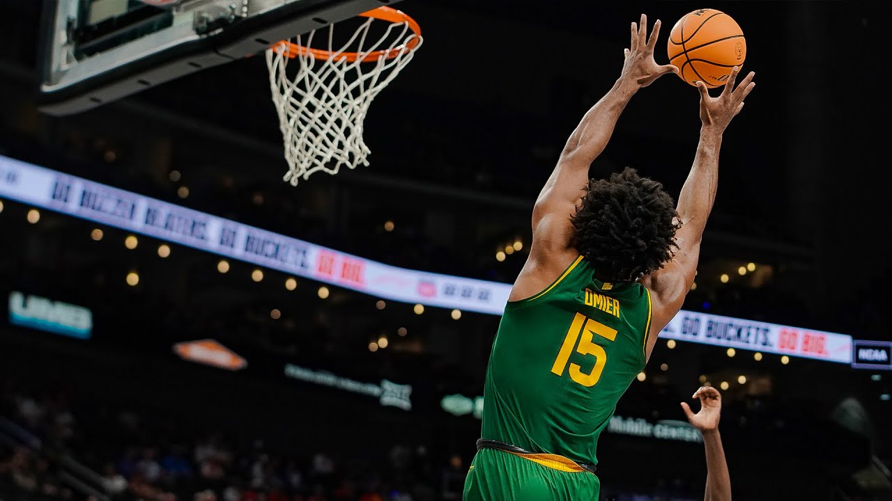 Baylor Basketball (M): Norchad Omier Highlights vs. Texas Tech | March 13, 2025