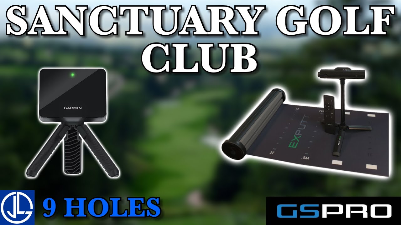 Играю 9 лунок с Garmin r10 и Ex Putt на GS Pro!