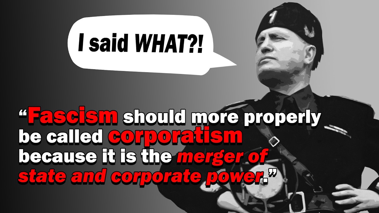 Corporatism and Fake Mussolini
