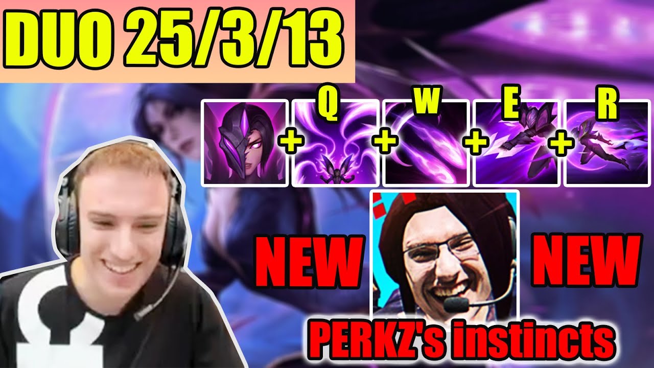 Perkz returned to the ADC and showed an ability to dodge and hold his position | C9 Perkz stream