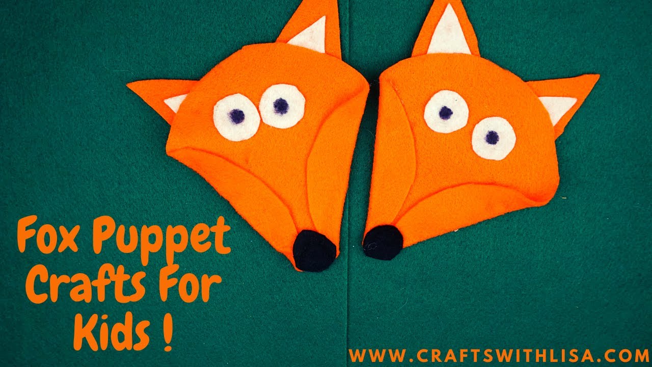 How To Make a Fox Puppet Craft For Kids
