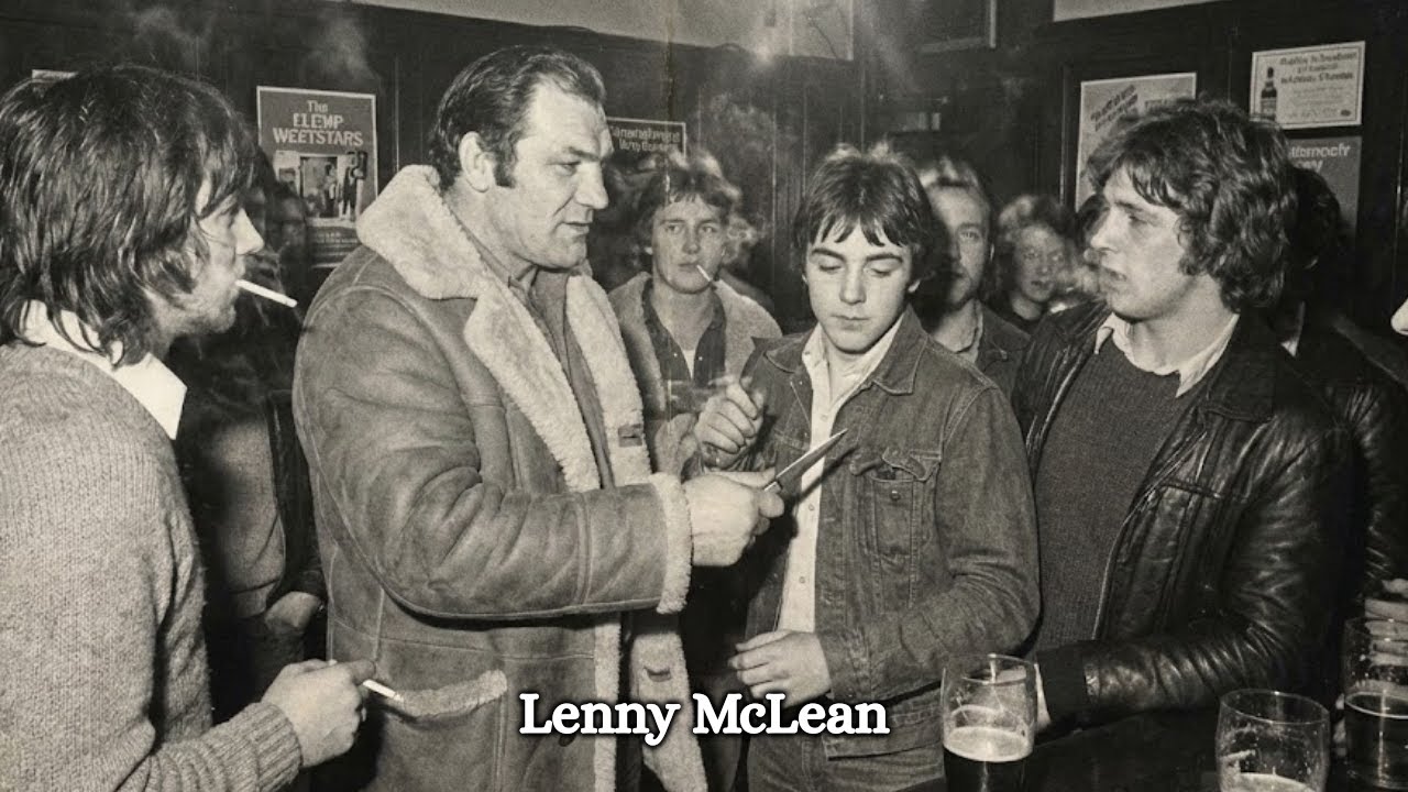 A Thug Pulled a Knife on Lenny McLean, Lenny Smiled — Then He Snapped the Man’s Arm Like a Twig!
