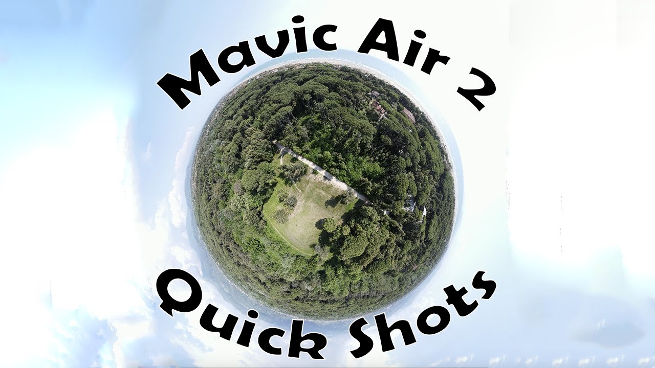 DJI MAVIC AIR 2 - QUICK SHOTS || Tutte le funzioni automatiche [Asteroid, Dronie, Rocket, Boomerang]