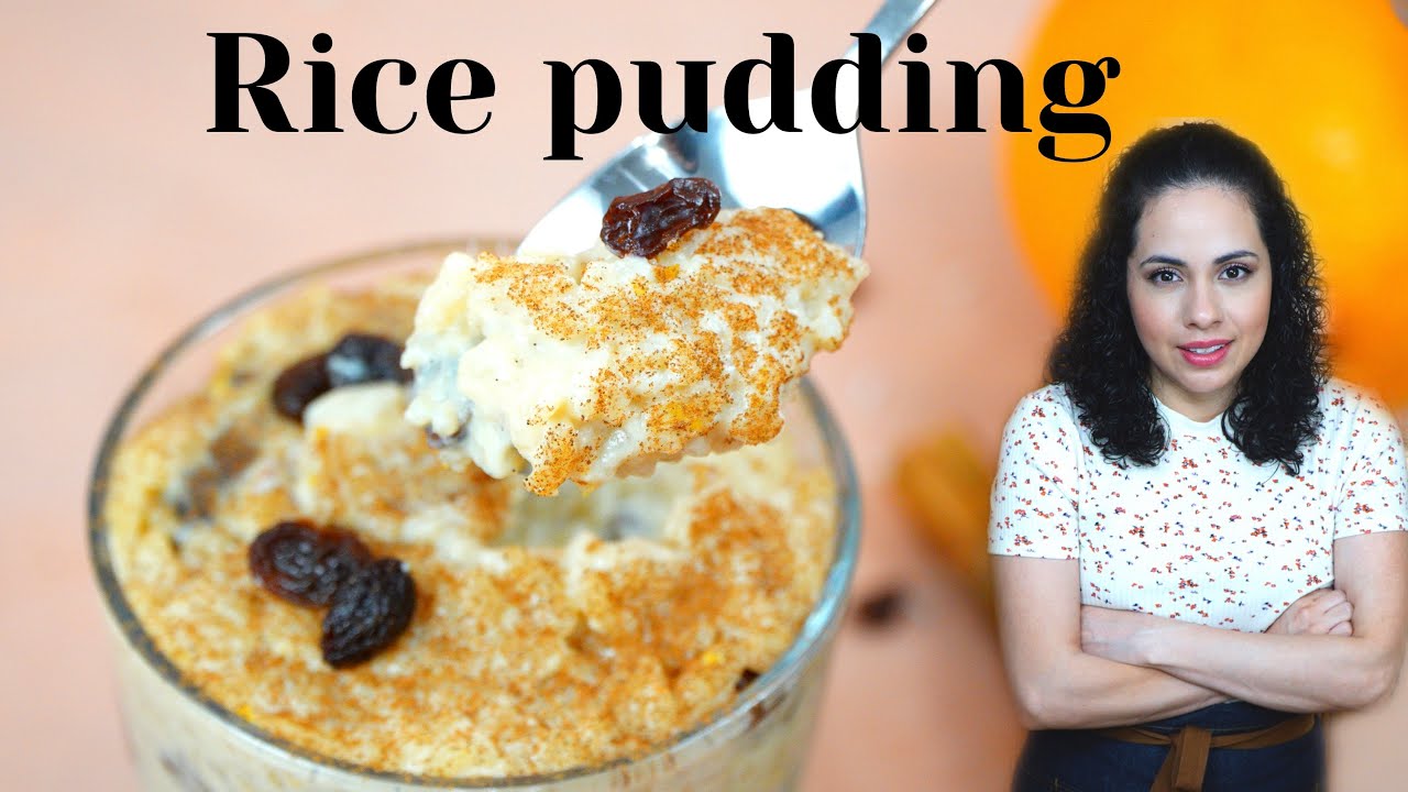 RICE PUDDING recipe | THE BEST rice pudding recipe with PILONCILLO CINNAMON AND RAISINS