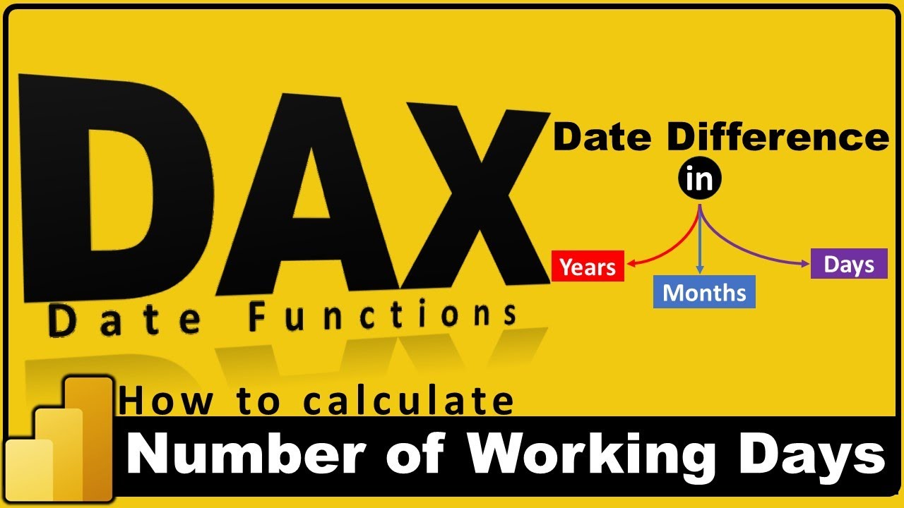 Date Functions in Power BI with Examples-II | DateDiff, NetworkDays | #25.6