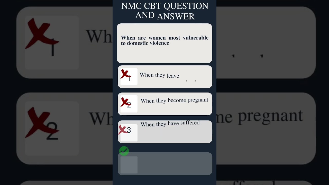 NMC CBT MCQ  #uknurse #nmc #ukrn #cbtexamstudy