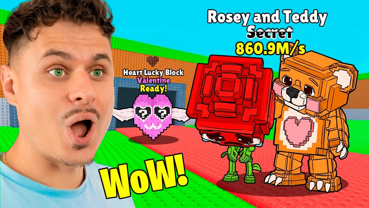 Nowe Heart Lucky Block i Czekoladowa Mutacja w Steal a Brainrot Roblox!