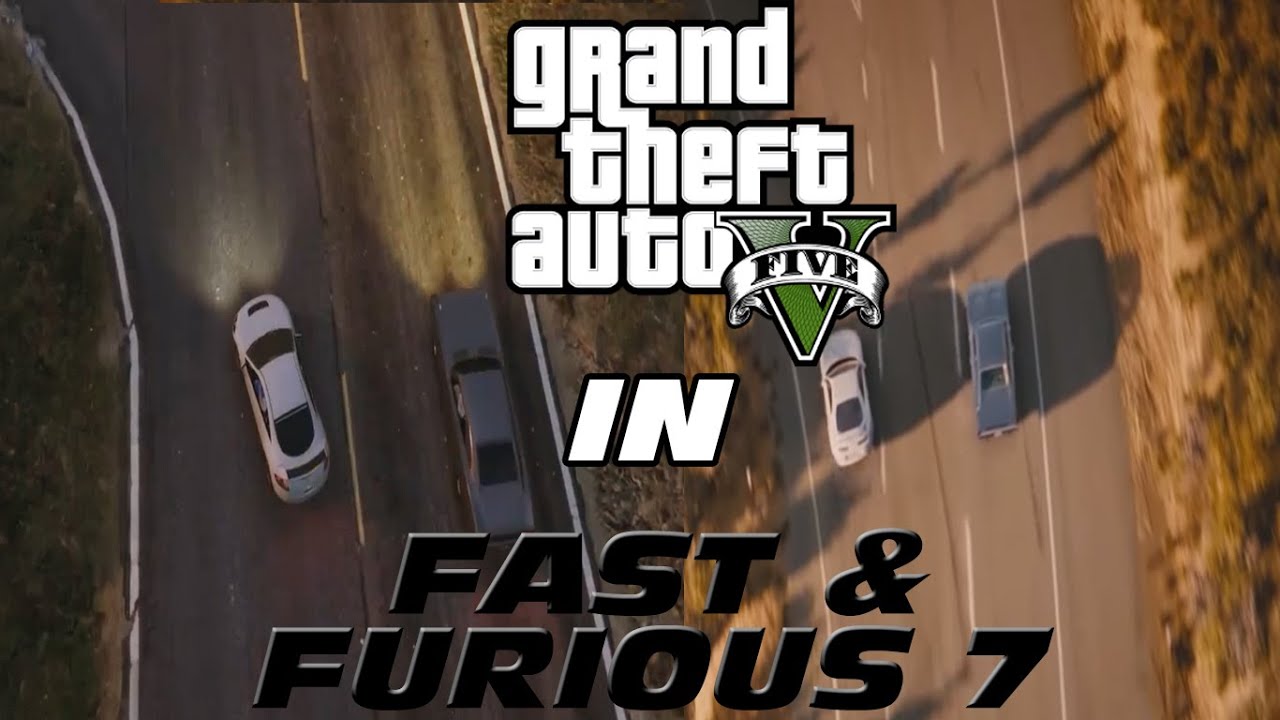 Fast & Furious 7 Ending In GTA 5 (Side By Side Comparison)