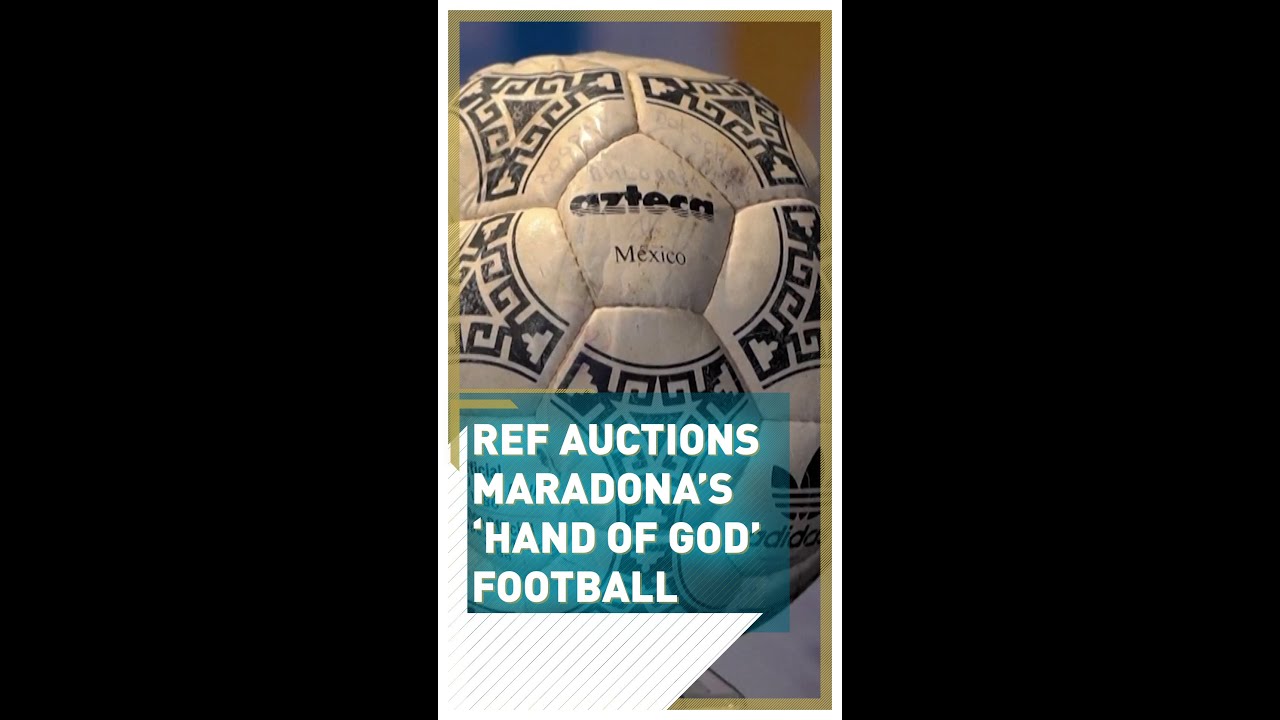 Red auctions Maradona's 'Hand of God' football