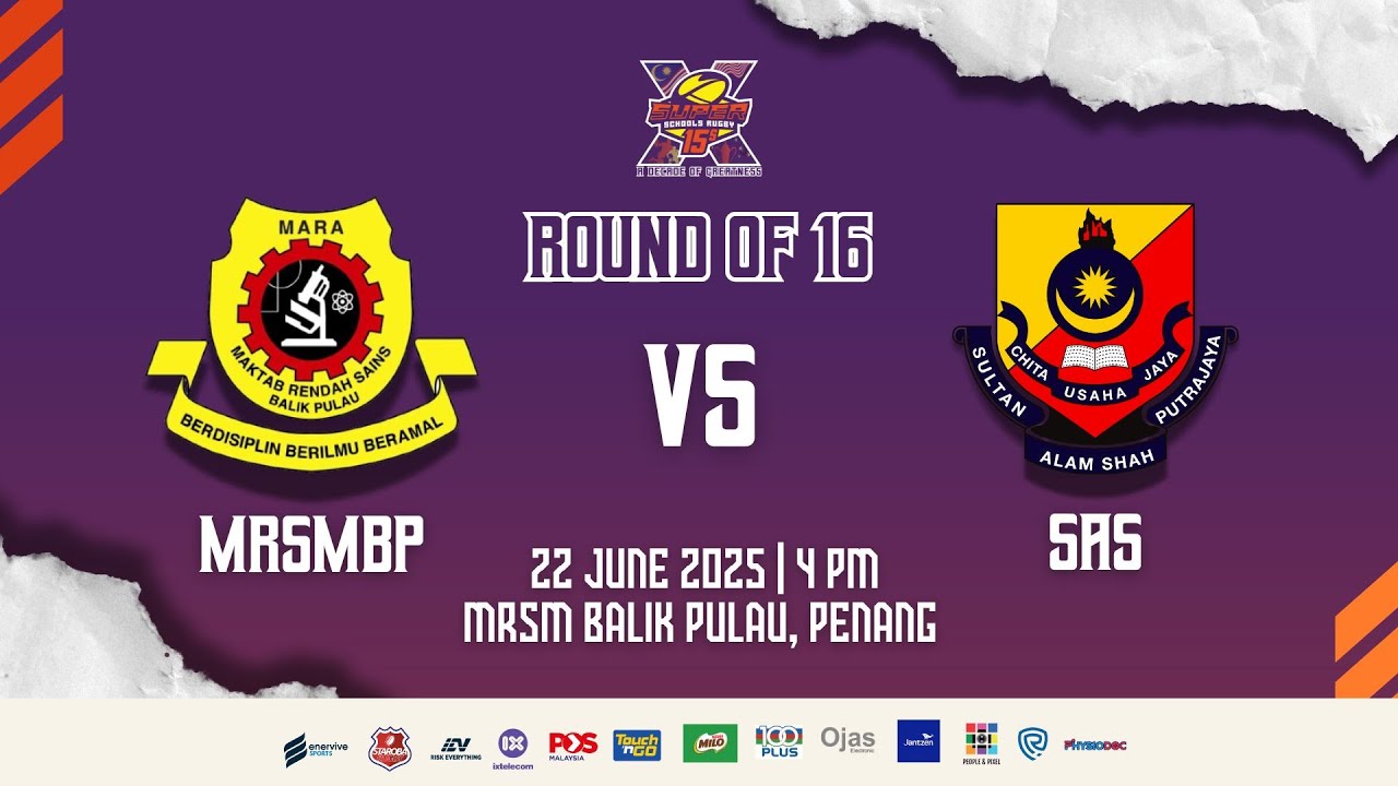 SSR15s - MRSM Balik Pulau vs Sekolah Sultan Alam Shah - Round 16