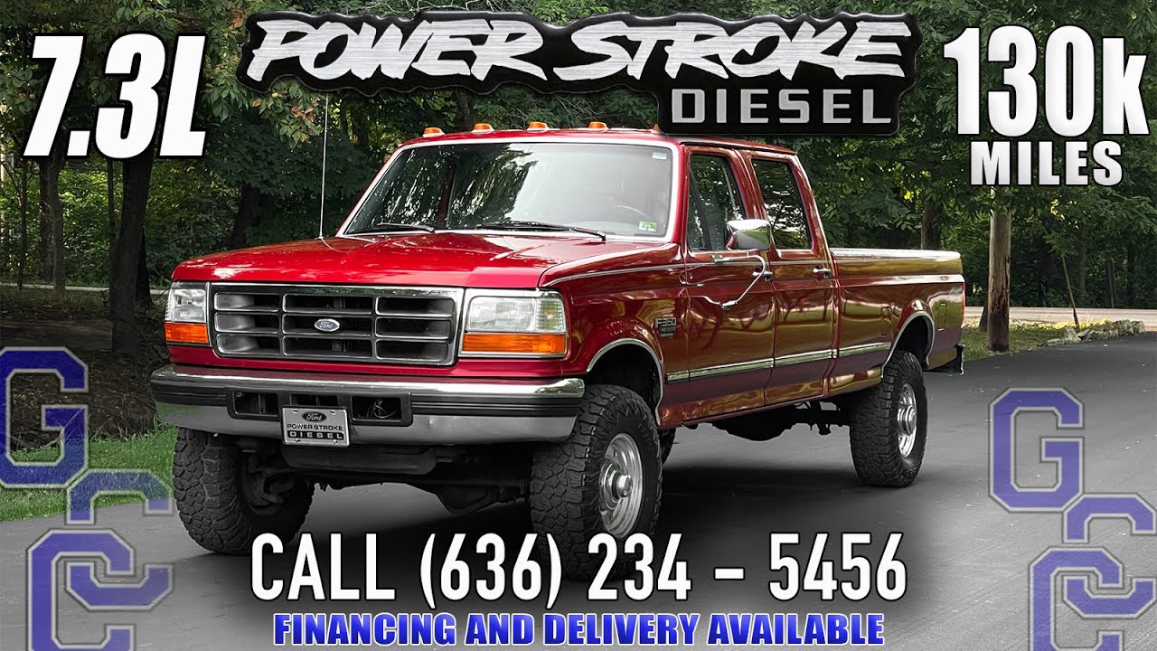 7.3 Powerstroke For Sale: 1997 Ford F-350 OBS 4x4 Diesel With Only 130k Miles