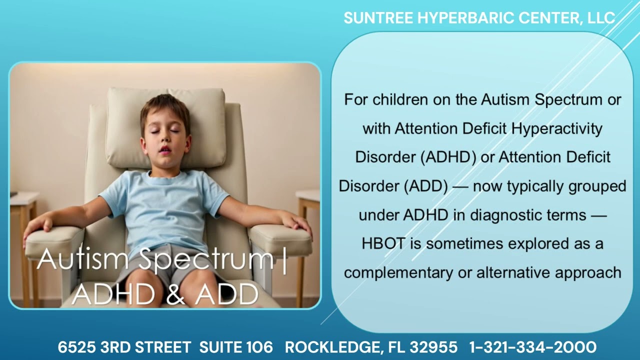 Suntree Hyperbaric Center, LLC In Office Description of HBOT #hbot