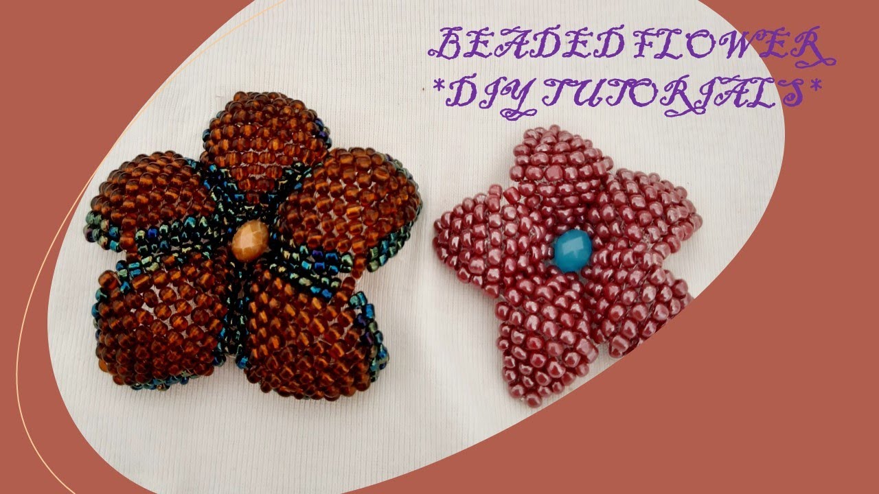 #simple design flower brooch.tutorials#