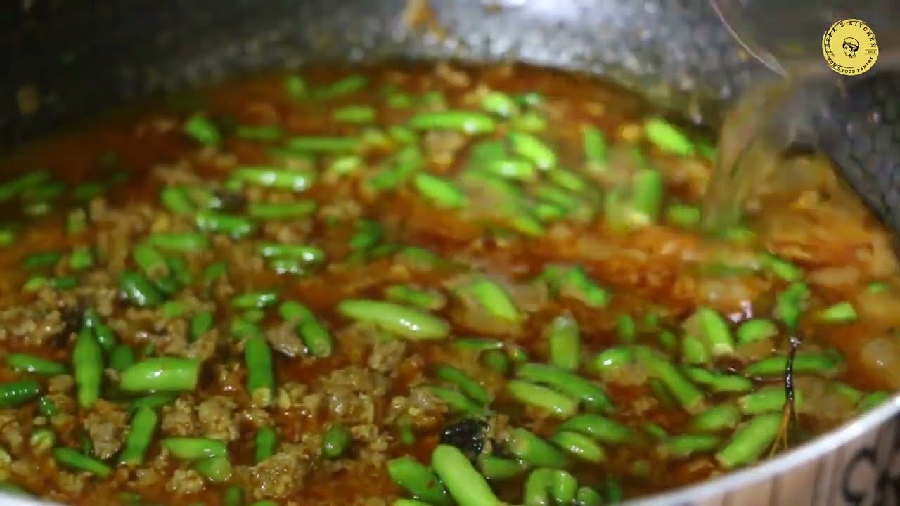 Mongray Qeema Recipe [ Radish Pods & Mince Recipe ]