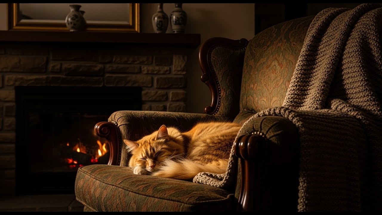 12 Hour Relaxing Night Music for Cats 🌙