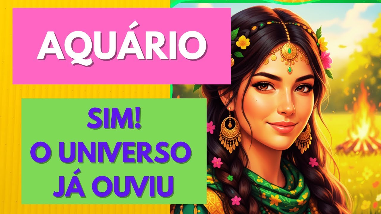 AQUÁRIO ♒️ UMA GRATIFICAÇÃO $$$$. DIGA SIM! 