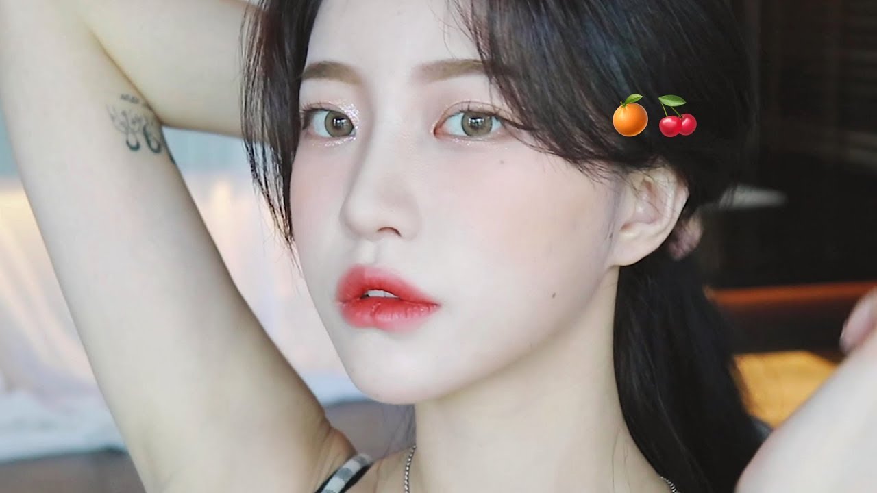 다낭에서 자몽체리 메이크업🍊🍒같이 준비해요 ! feat.워터프루프 메이크업 / waterproof makeup GRWM in Danang🧡 | 소윤