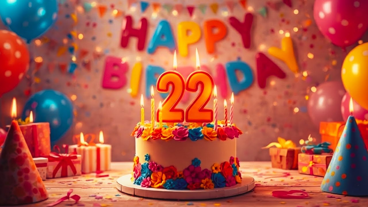 Happy Birthday 22 Year Old 🎂| 30 Minutes Birthday Song + Countdown