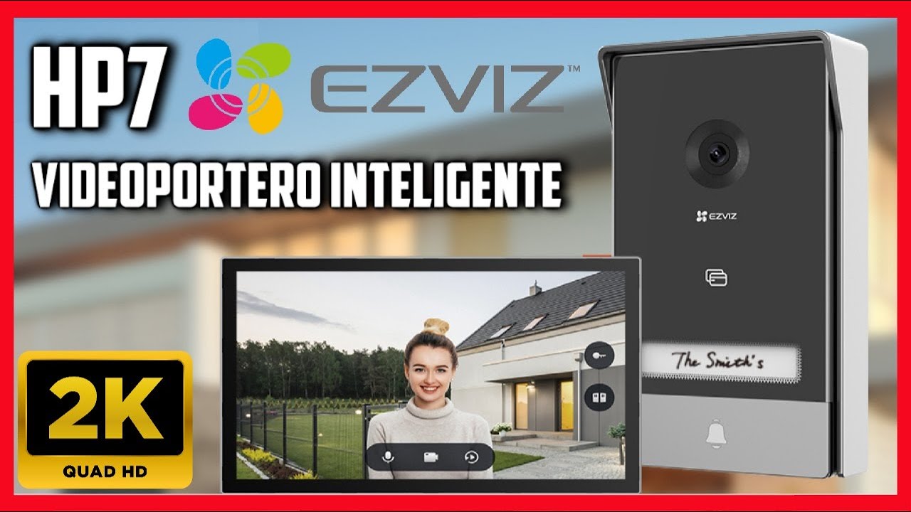 Videoportero WiFi EZVIZ HP7 2K.Unboxing,Cableado y Configuración en su App.
