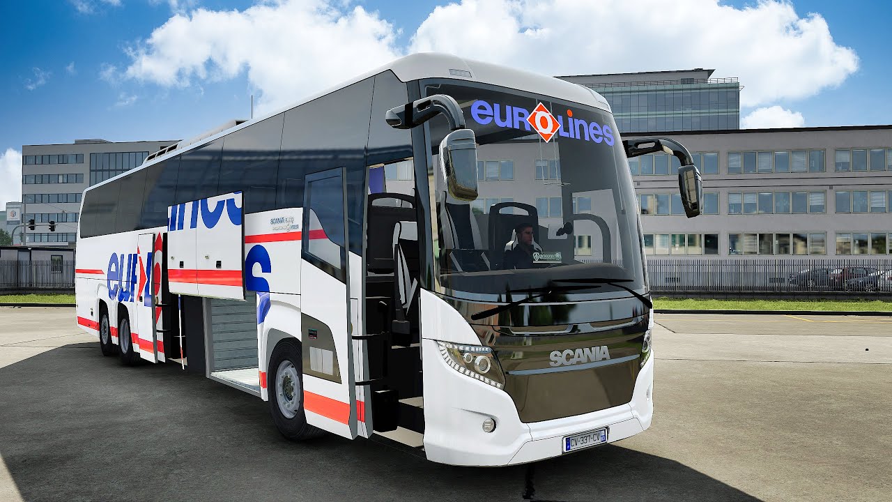 ETS 2 | Scania Touring | ETS 2 Mods 1.55 | 4K Ultra HD |  GAMEPLAY !