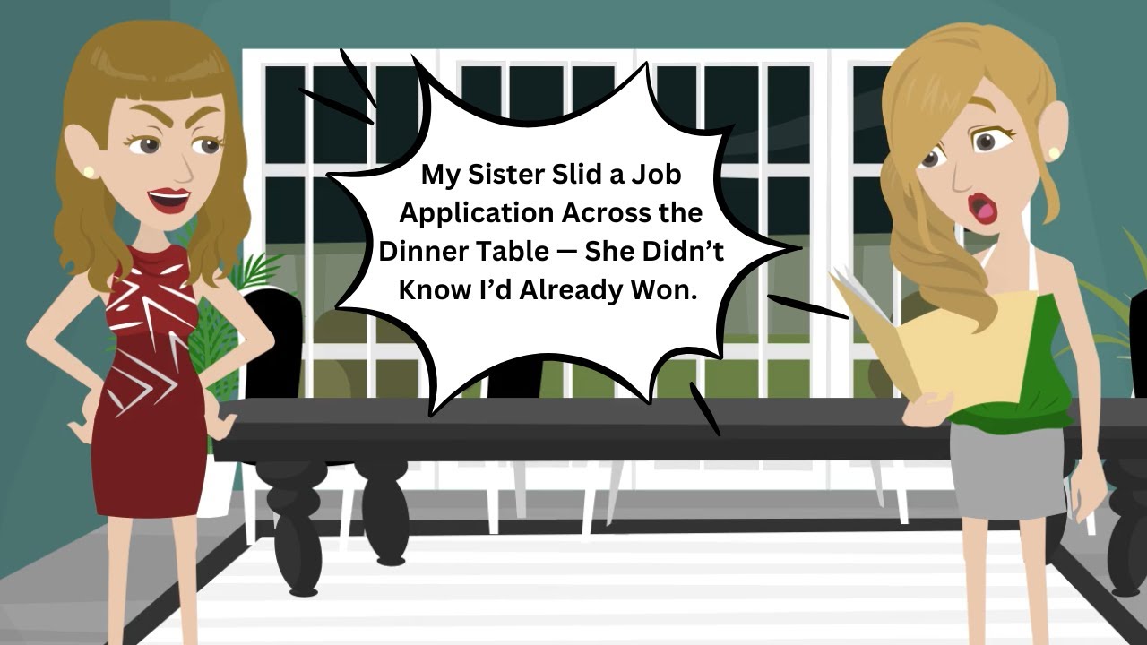 My Sister Slid a Job Application Across the Dinner Table — She Didn’t Know I’d Already Won.