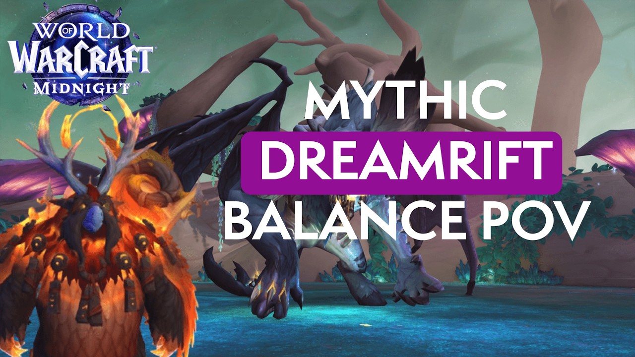 Balance Druid POV &ndash; Mythic Dreamrift Chimaerus Kill (Midnight)