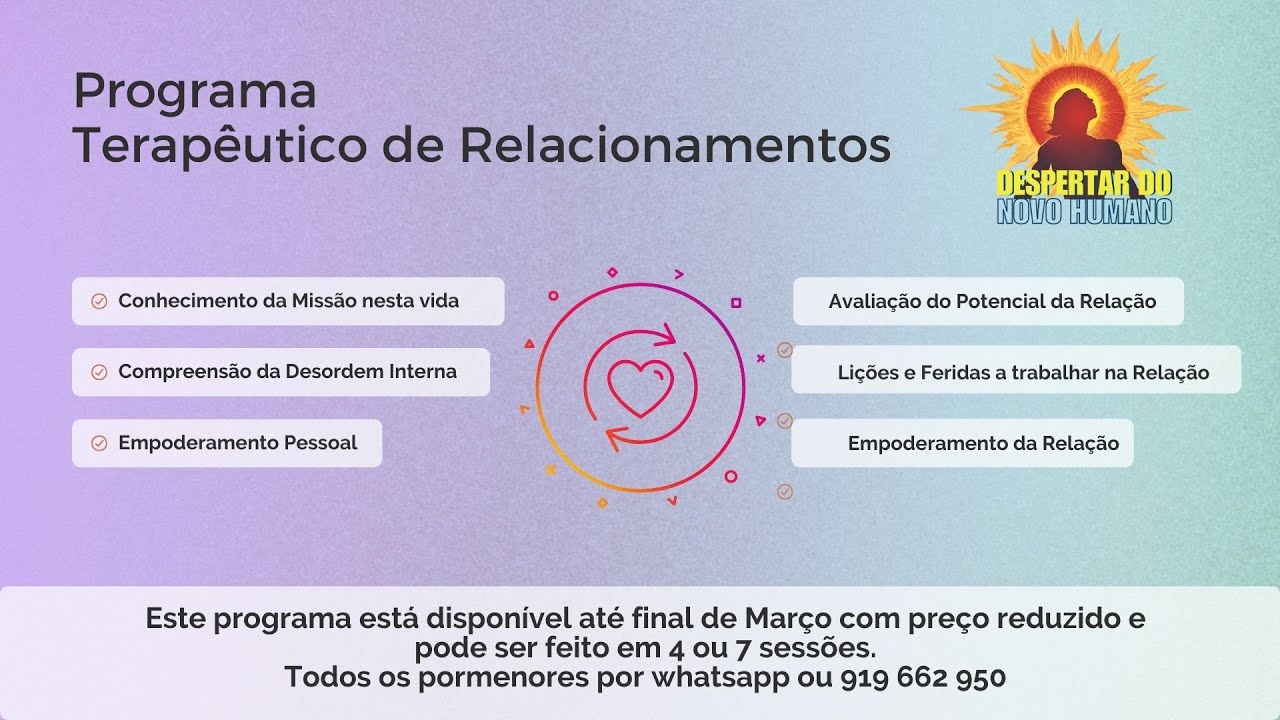 Programa Terap&ecirc;utico sobre Relacionamentos