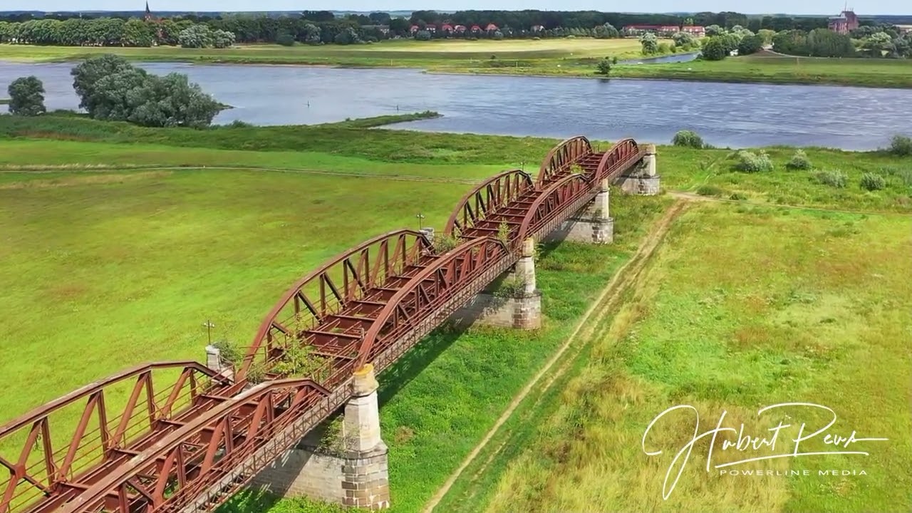 Eisenbahnbrücke Elbbrücke Dömitz