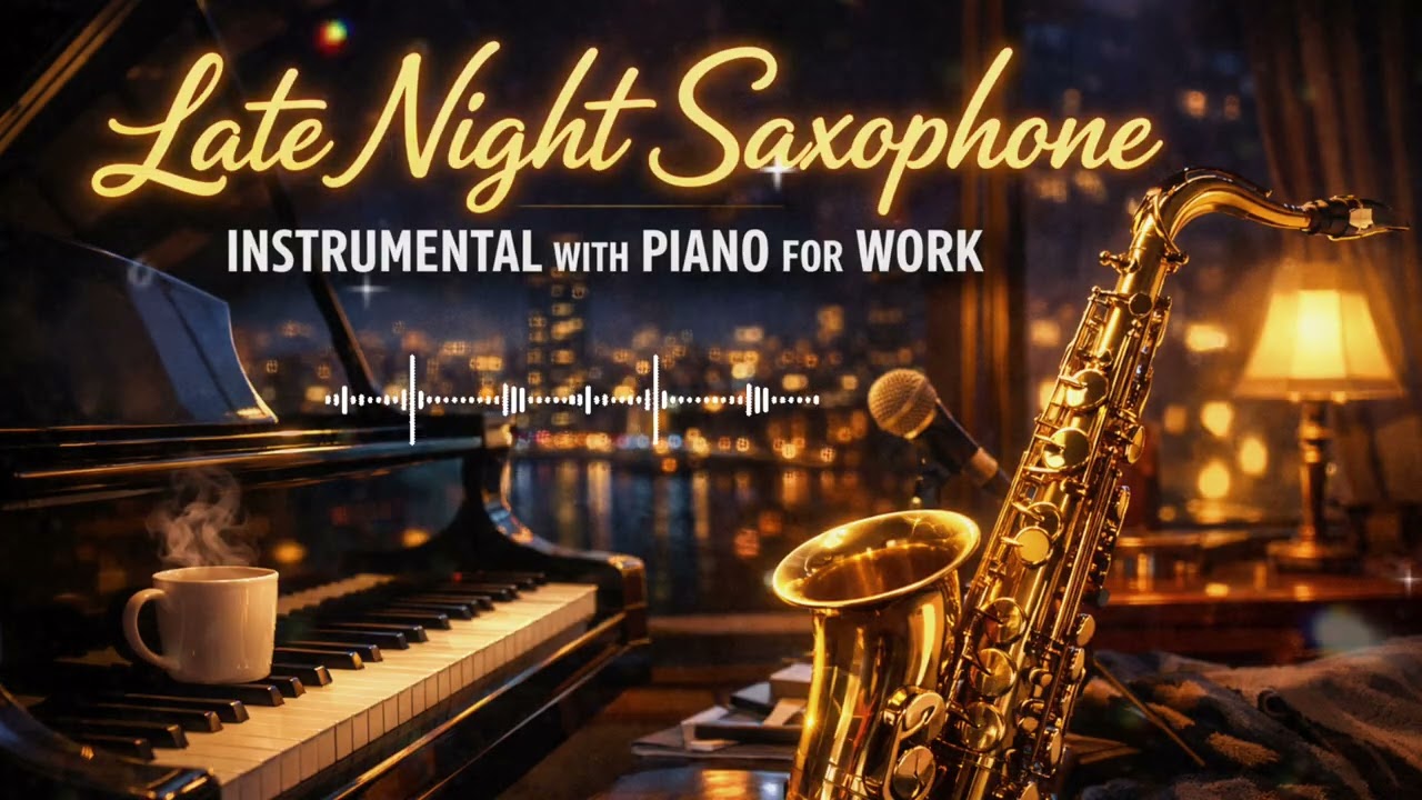 Late Night Jazz Instrumental – Smooth Music for For Work