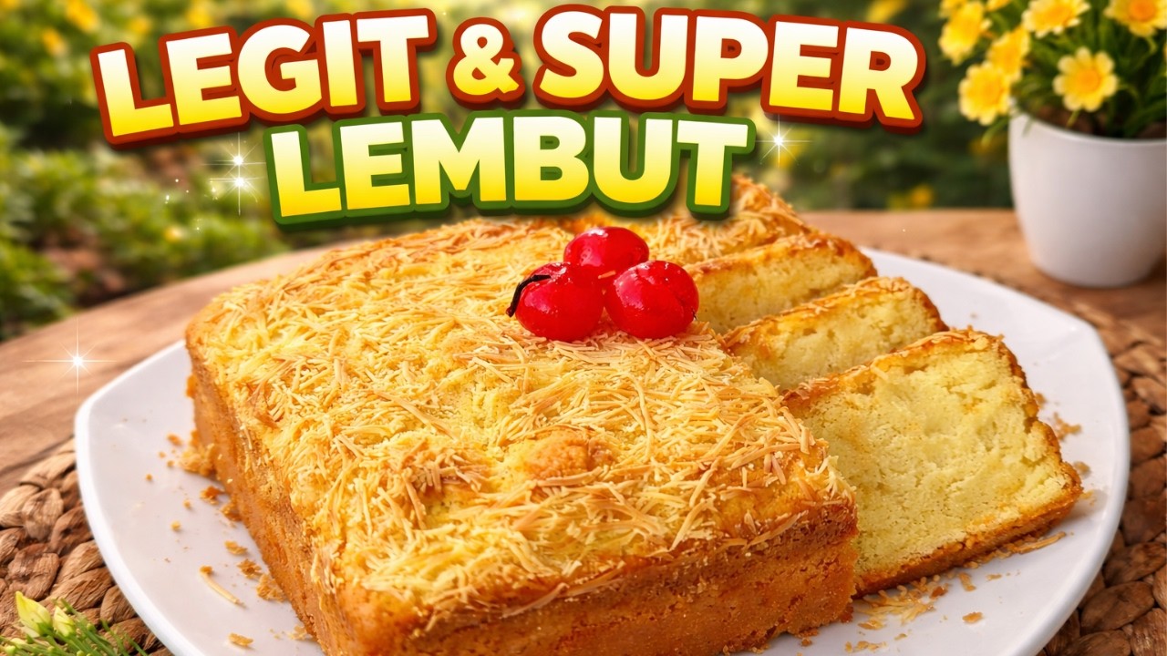 RESEP BOLU TAPE KEJU | LEGIT DAN SUPER LEMBUT