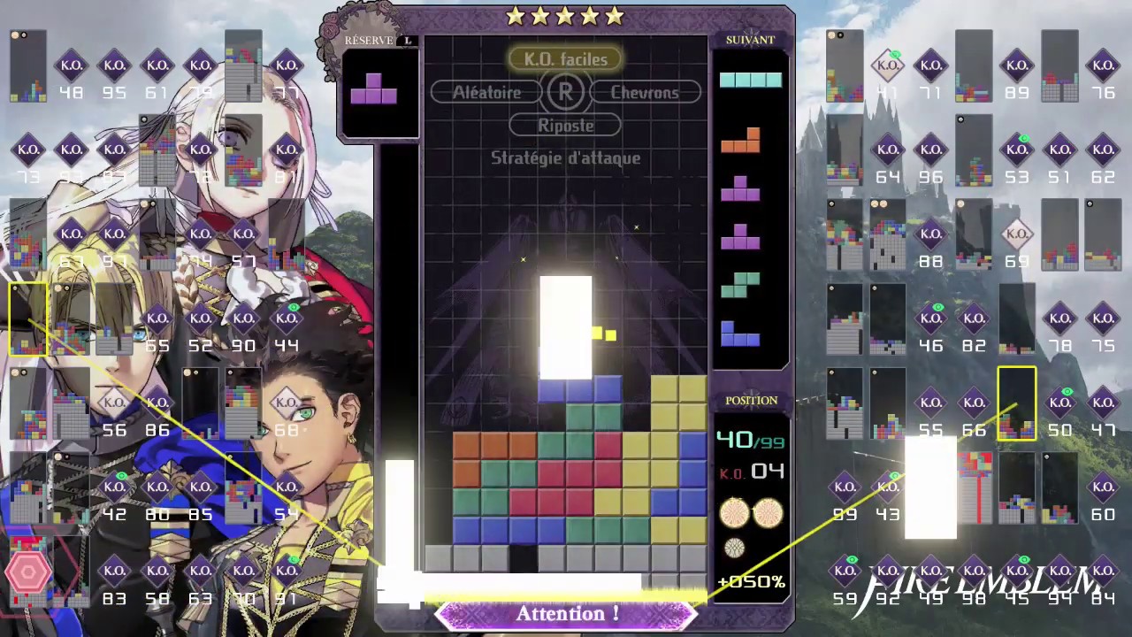 [Tetris 99] invictus snipe lobby #1: special guests (401 lines cleared)
