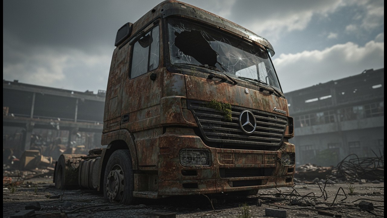 ASMR Truck Restoration! 2002 Mercedes Actros Full Restoration from Abandoned Disrepair