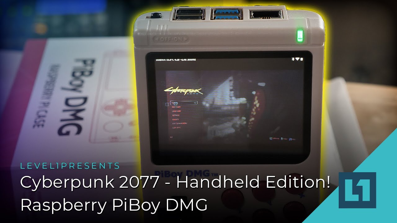 Cyberpunk 2077 - Handheld Edition! (Raspberry PiBoy DMG)