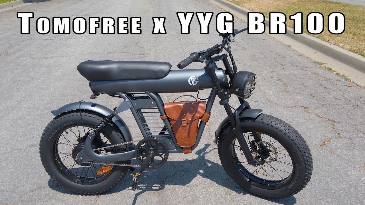 Tomofree x YYG BR100 Moped Style E-Bike 🚲