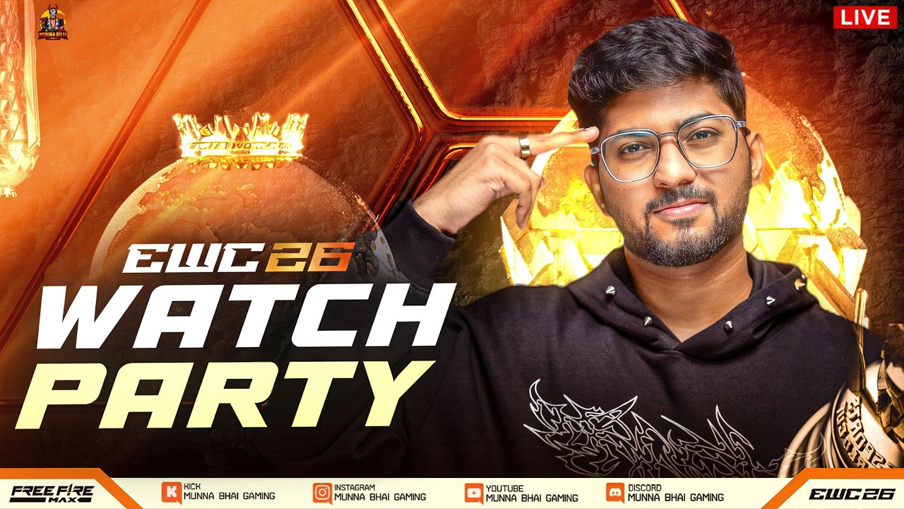 Free Fire World Cup Grand Finals  2026 - TELUGU WATCH PARTY 🍿 - FreeFire Telugu Live - #INDOP #MBG