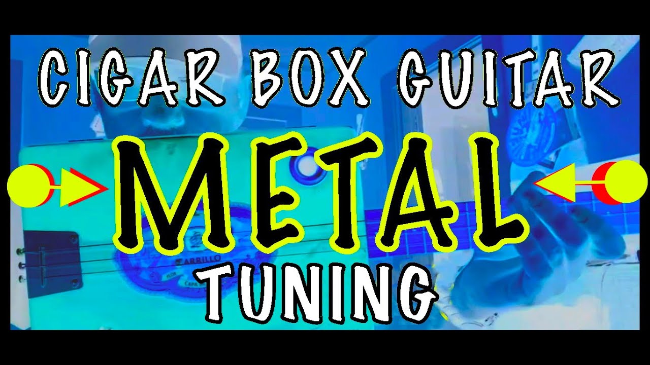 3 String Metal Tuning Cigar Box Guitar Lesson  #cbgmetal #cbg #blacksabbath  #cigarboxguitarlesson