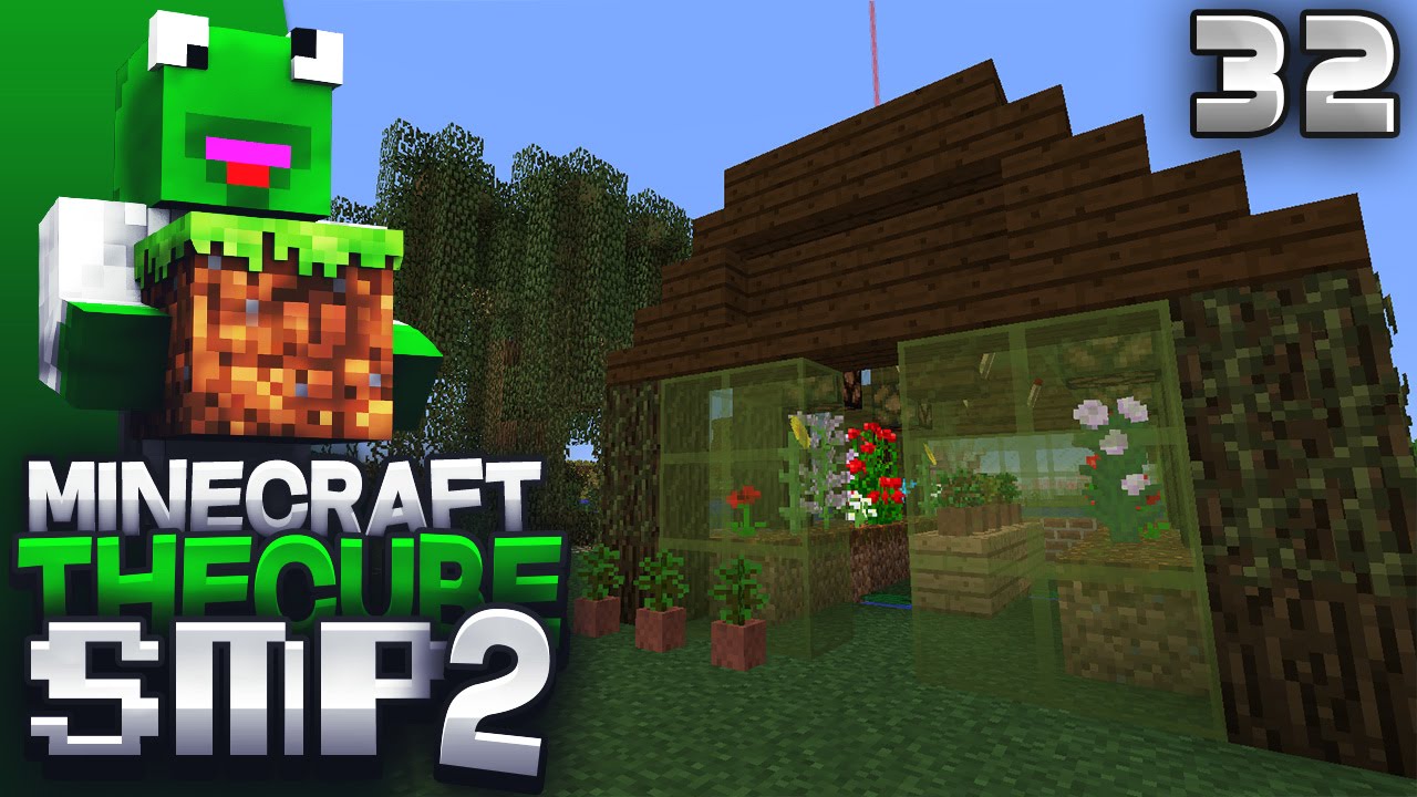 The Cube SMP 2 - Episode 32 - Underwater Farms / Flower House